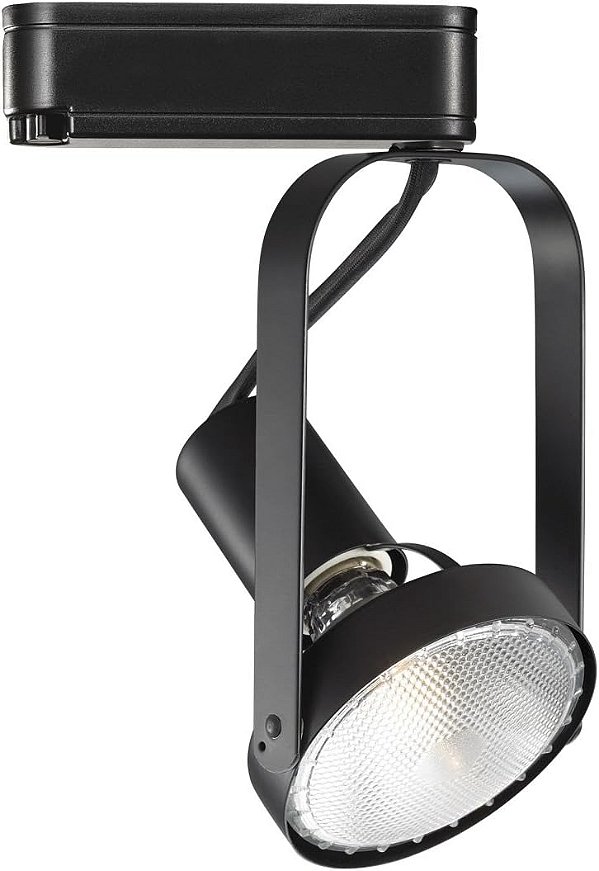 Iluminação WAC JTK-765-70E-BK da Série J, Cabeça de Trilho HID, 70W