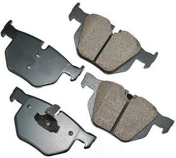 Pastilha de Freio Traseira Akebono EUR1042A, CINZA