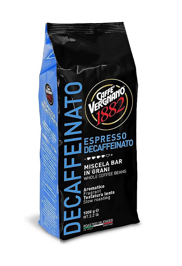 Café Descafeinado Caffe Vergnano 1000g Grão