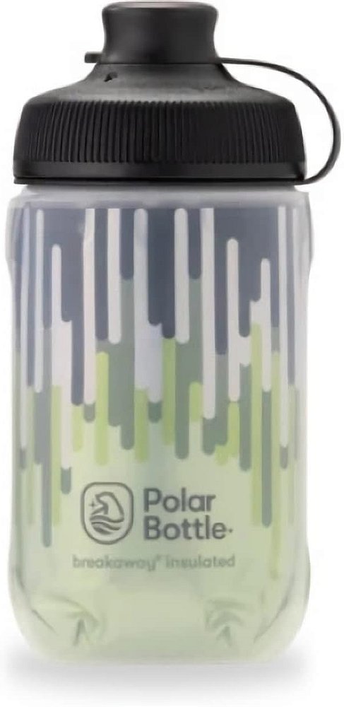 Garrafa de água isolada para mountain bike Polar Bottle Breakaway Muck - Livre de BPA, Garrafa de esportes e ciclismo com tampa anti-poeira
