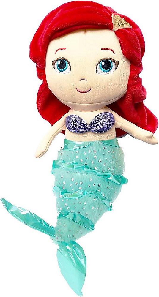 Boneca de Pelúcia Disney Princesa Ariel 12 com Sons