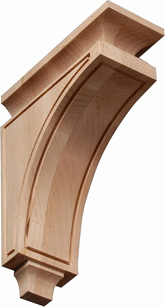 Suporte de madeira Richelieu Hardware 0010715 Missão e Shaker, 10 pol (254 mm), Bordo