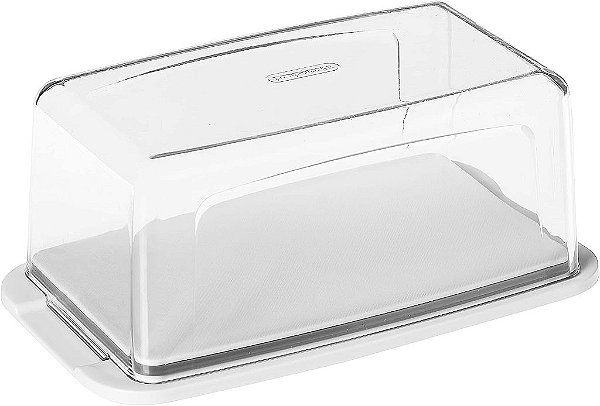 Recipiente para queijo Progressive International Cheese ProKeeper de plástico livre de BPA, 8,75 pol. L x 3,6 pol. A x 4,75 pol. P, ideal para manter a organização da geladeira.