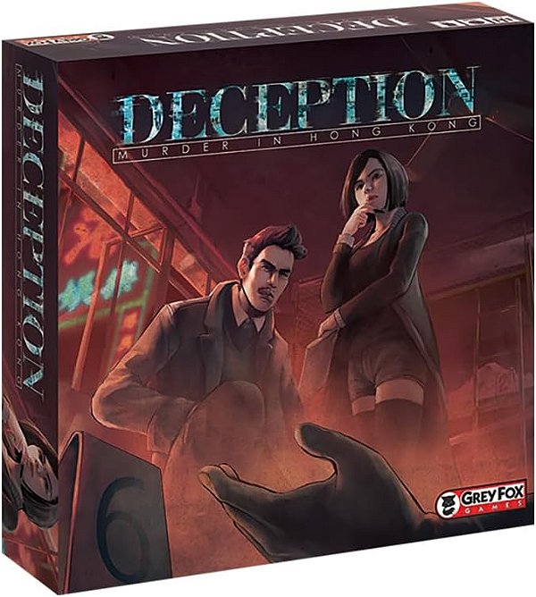 Jogo de Tabuleiro Grey Fox Games Deception: Assassinato em Hong Kong, Mistério de Assassinato de Ritmo Rápido, 20 min, 4-12 Jogadores, 14+ Anos ...Quem Entre Vocês Consegue Perceber as