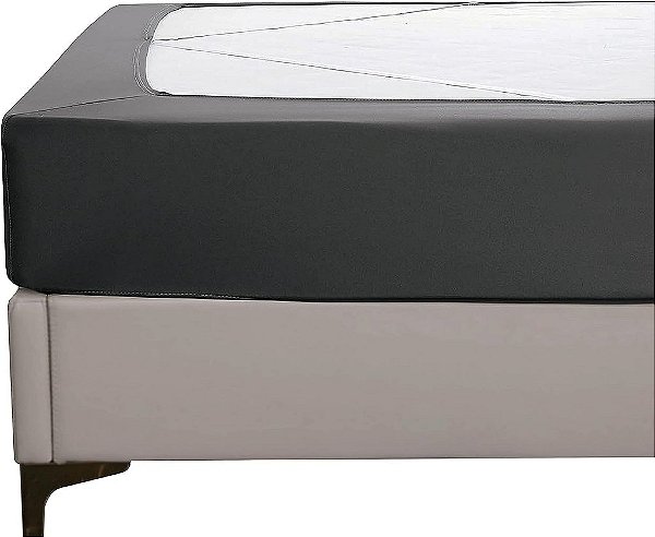 Capa elegante para mola de caixa - Ajuste elástico e aderente ao redor de 4 lados da saia de cama - Malha jersey, alternativa elegante para saia de cama, macia e suave, adaptável para