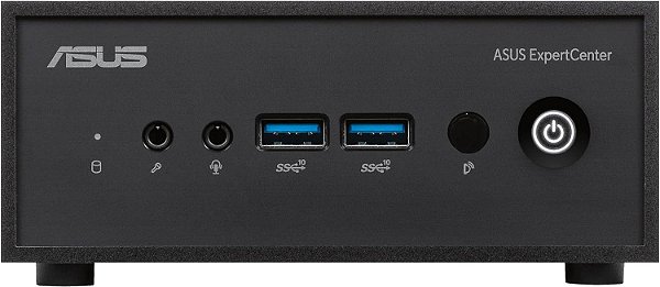 Sistema Mini PC ASUS ExpertCenter PN42 sem ventoinha com Núcleo Quadruplo N100, 4GB de RAM, SSD M.2 de 128G, WiFi 6E, Suporte Triplo a 4K, LAN Única, d