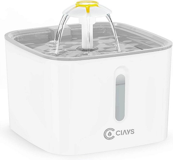 Fonte de água automática para gatos - Dispensador de água para animais de estimação, 84oz / 2.5L, com 3 filtros substituíveis, bomba ultra silenciosa, livre de BPA