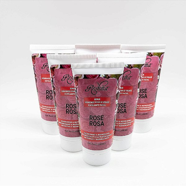 Reshma Beauty Esfoliante de Rosa | Esfoliante de Ação Dupla para Rosto e Corpo | Suave para Todos os Tipos de Pele e Pele Opaca | Suavizante e Amaciante | Equilibra e Nutre a Pele