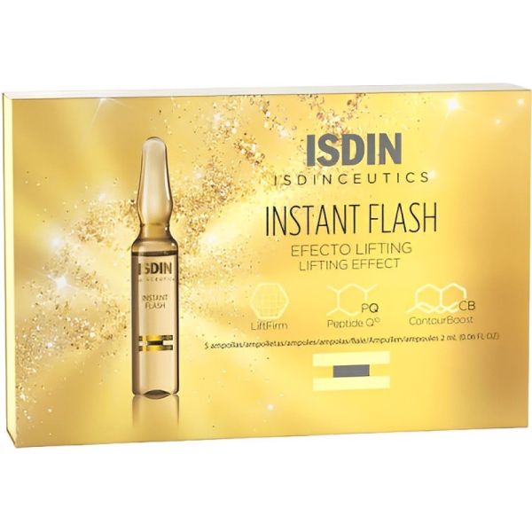 Ampolas Faciais Isdin Isdinceutics Instant Flash - 2mL 5 unidades