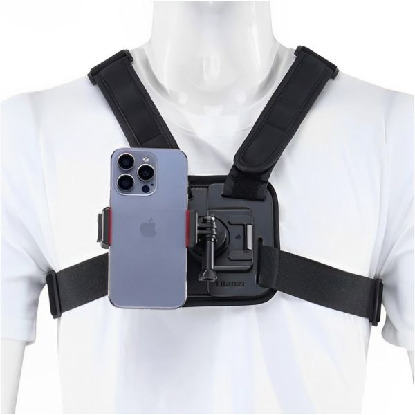 Arnês de Peito Ulanzi CM028 Go-Quick II para GoPro - Preto