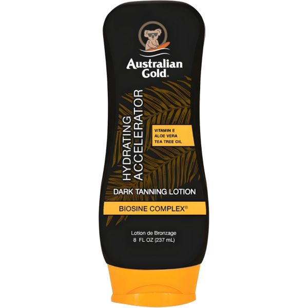 Bronzeador Australian Gold Hydrating Accelerator Dark Tanning Lotion - 237mL