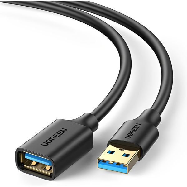Cabo de Extensão Ugreen USB 3.0 30127 - Preto 3 metros