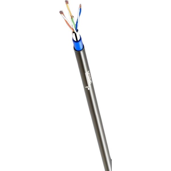 Cabo de Rede UTP Norphel CAT5E 4 x 24 AWG 100% Cobre Camada Dupla Revestimento Externo - Preto 305 metros