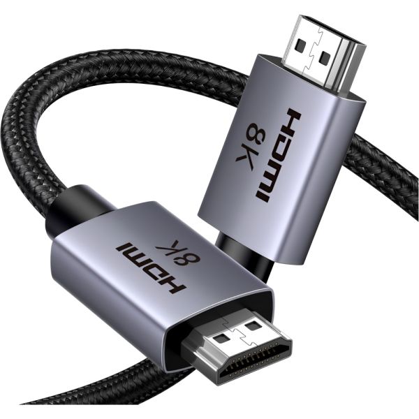 Cabo HDMI Ugreen HD140 Ultra High Speed 8K 25910 - Preto/Cinza 2 metros