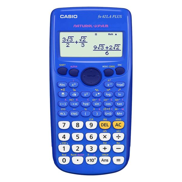Calculadora Científica Casio FX-82LA Plus - Azul