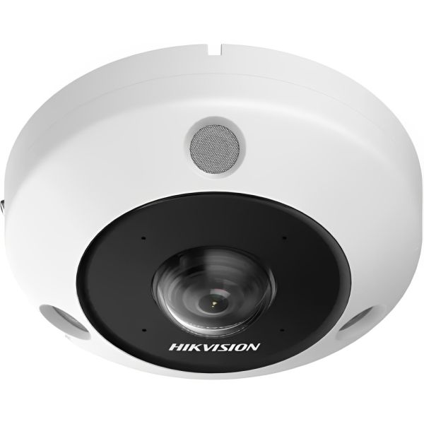 Câmera de Vigilância IP Hikvision DeepinView Fisheye DS-2CD6365G1-IVS 6 Mp 360° - Branco