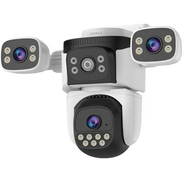 Câmera de Vigilância IP Xion XI-CCTV300 O-KAM PRO Triplo 1080p Wifi - Branco/Preto