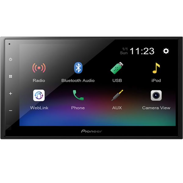 Car Audio Pioneer DMH-A345BT 6.8" Bluetooth - Preto