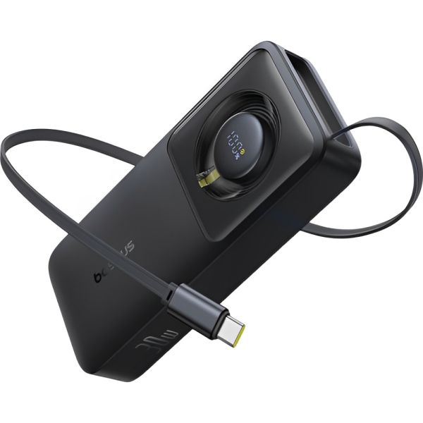 Carregador Portátil Baseus Free2Pull P10073701123-00 30 W 10.000 mAh - Preto