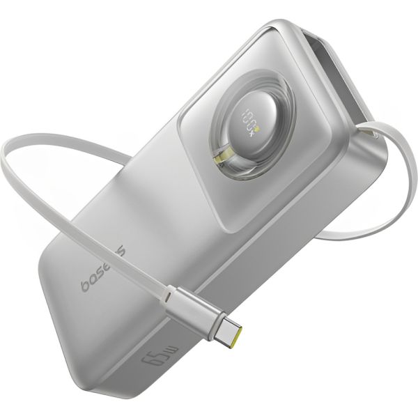 Carregador Portátil Baseus Free2Pull P10073701843-00 30 W 10.000 mAh - Cinza