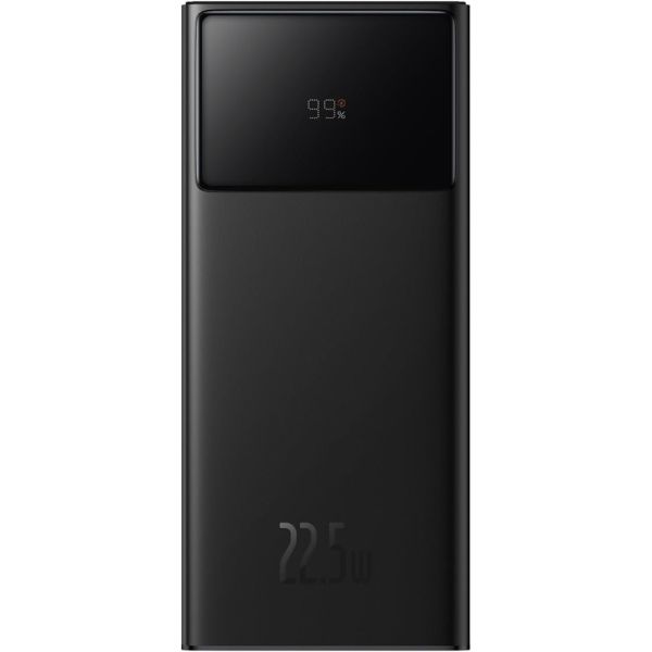 Carregador Portátil Baseus Star-Lord LCD 22.5 W 10.000 mAh 2 x USB-A + USB-C - Preto (PPXJ100001)