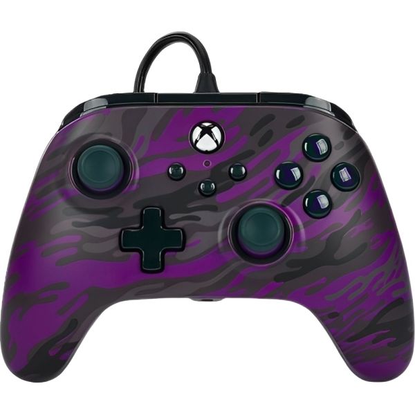 Controlador com Fio PowerA Enhanced para Xbox Series X/S/One - Purple Camo (PWA-A-07981)