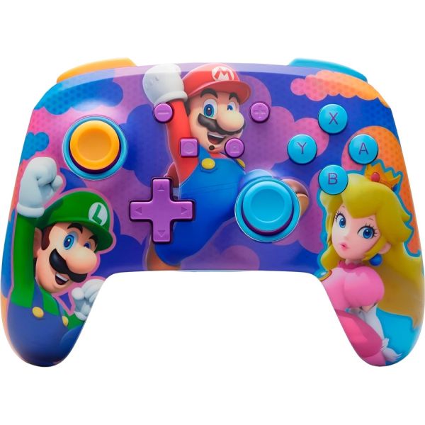 Controle Sem Fio PowerA para Nintendo Switch - Splash Heroes (PWA-A-09111)