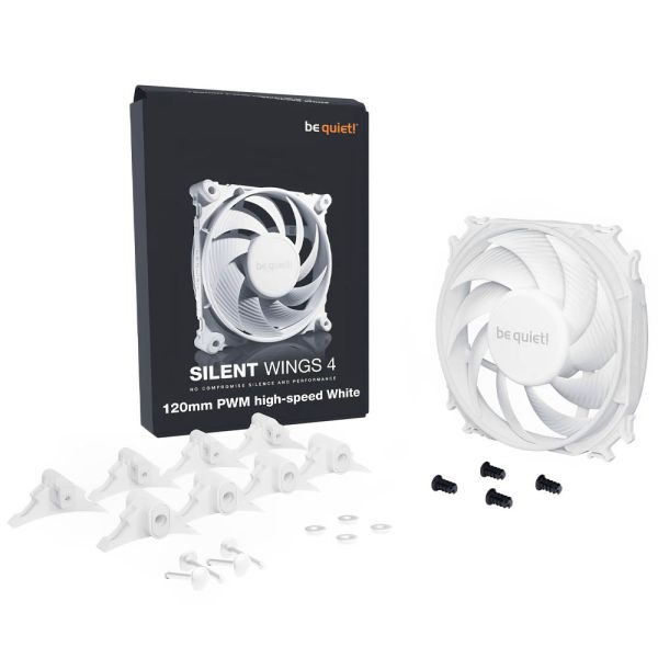 Cooler Be quiet! Silent Wings 120mm PWM Highspeed BL115 - Branco