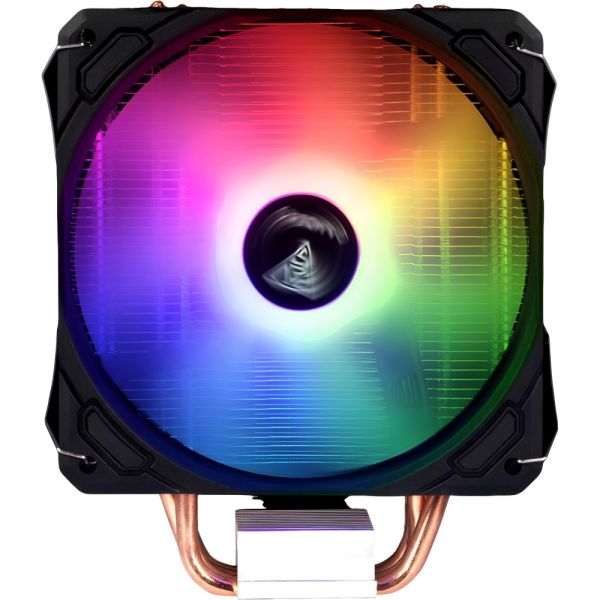 Cooler Gamdias Boreas E1-410 Lite 120 mm PWM RGB para CPU - Preto