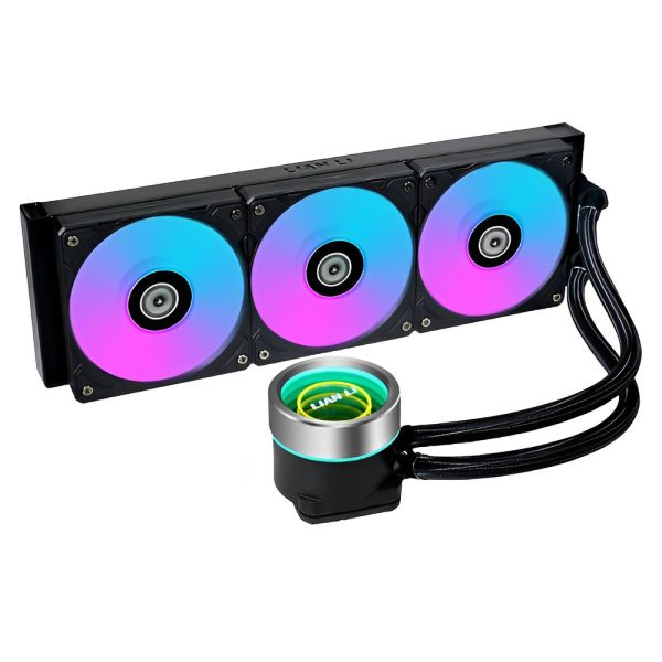 Cooler líquido Lian Li Galahad II Trinity 360 RGB INFI para CPU - Preto