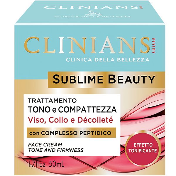 Creme Facial Clinians Sublime Beauty Tono e Compattezza - 50mL