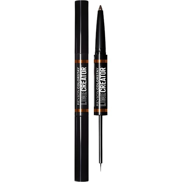 Delineador de Olhos Revlon Colorstay Line Creator Ponta Dupla 152 Leathercraft - 2mL