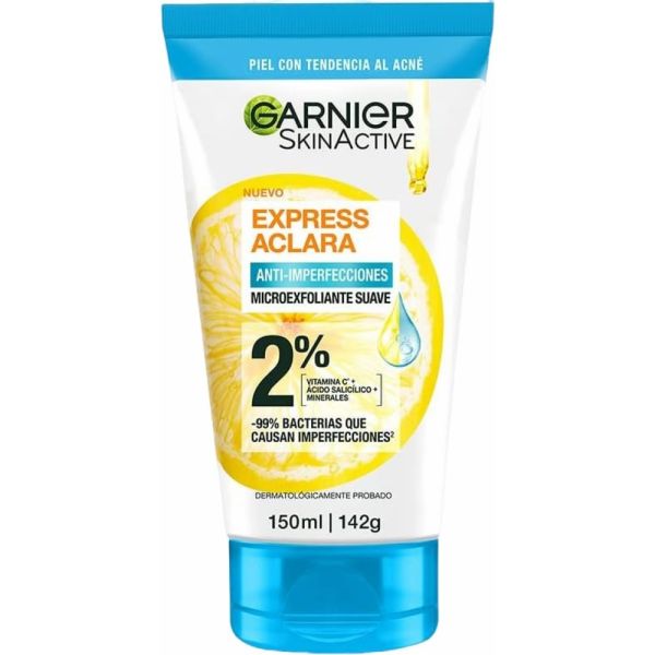 Esfoliante Anti-Imperfeições Garnier SkinActive Express Clareador - 150mL