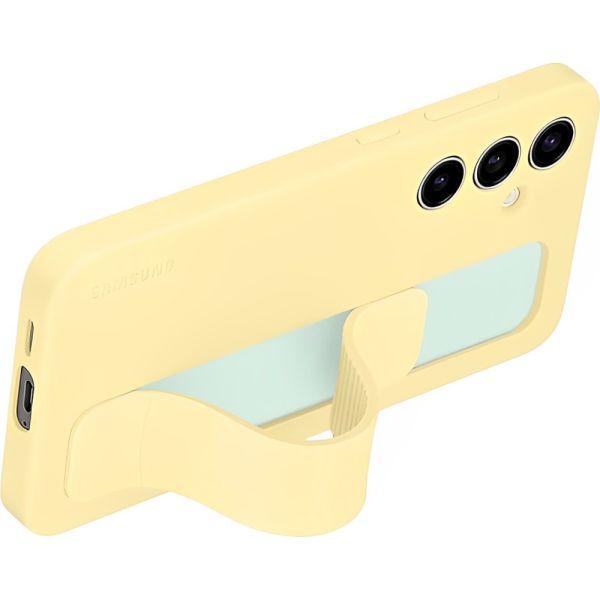 Estojo Protetor Samsung EF-GS721CYEGWW para Galaxy S24 FE Standing Grip - Yellow