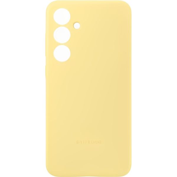 Estojo Protetor Samsung para Galaxy S24 FE Silicone EF-PS721CYEG - Amarelo
