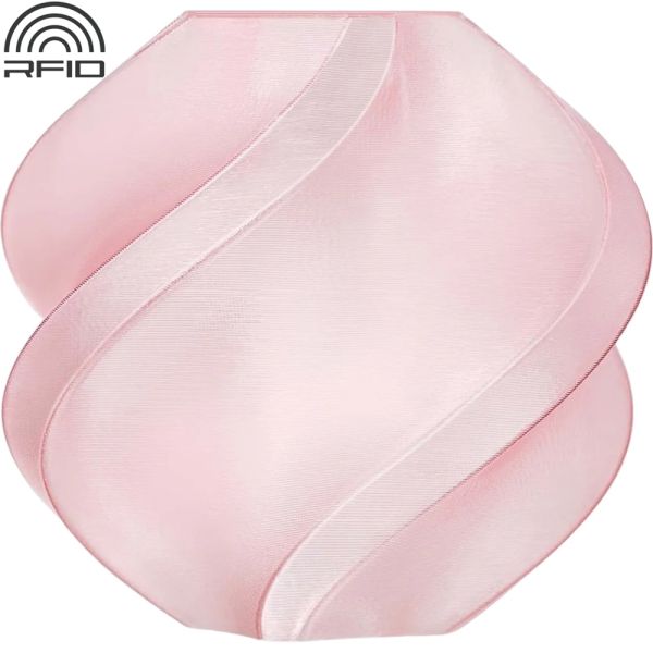 Filamento para Impressora 3D Bambu Lab PETG Translucent 1.75 mm - Translucent Pink 1kg