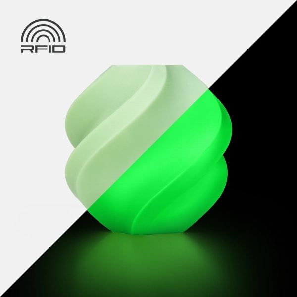 Filamento para Impressora 3D Bambu Lab PLA Glow 1.75 mm - Glow Green 1kg