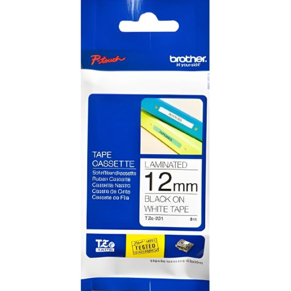 Fita para Rotuladora Brother P-Touch TZE-231 - 12 x 8 mm