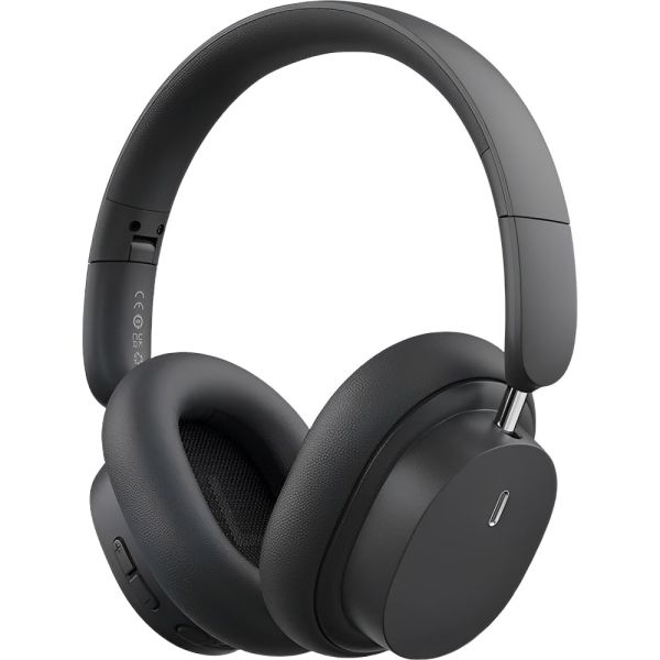 Fone de ouvido Baseus NGTD020213 Bowie D05 ANC Bluetooth - Cinza