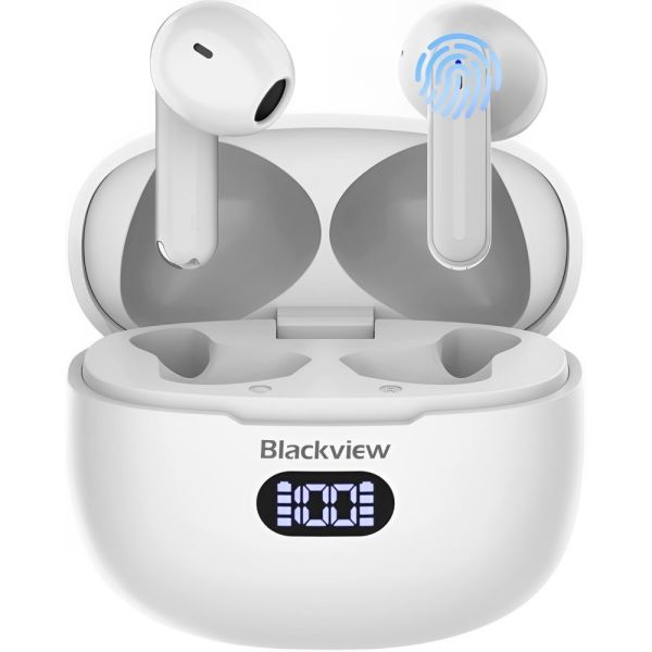 Fone de ouvido Blackview AirBuds 7 ENC Bluetooth - Cloudy White