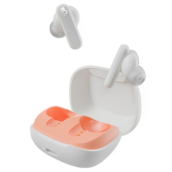 Fone de ouvido sem fio Skullcandy Smokin' Buds - Bone