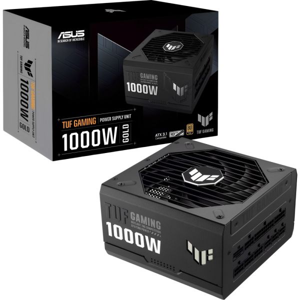 Fonte de Alimentação ASUS TUF Gaming 1000 W 80 Plus Gold Modular - Preto