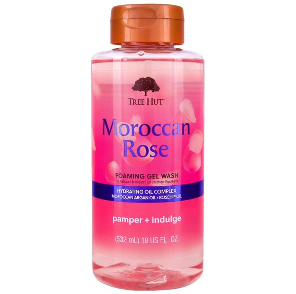 Gel de Lavagem Tree Hut Espumante de Rosa Marroquí - 532mL