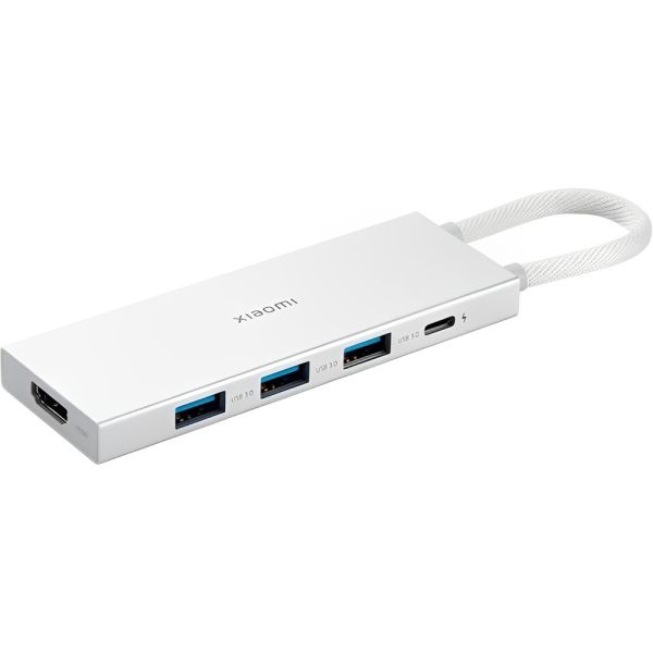Hub Xiaomi BHR8804GL 5 em 1 Type-C - Prata