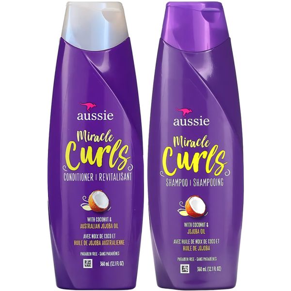 Kit Aussie Miracle Curls Shampoo + Condicionador - 360mL