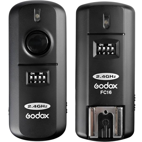 Kit Disparador de Flash Godox FC16 Sem Fio para Nikon