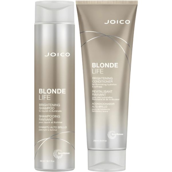 Kit Joico Blonde Life Brightening Shampoo 250mL + Condicionador 300mL