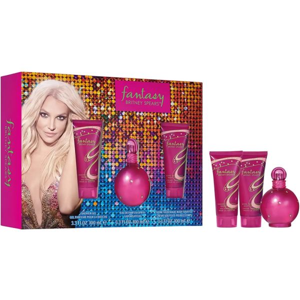 Kit Perfume Britney Spears Fantasy EDP - Feminino 3 peças