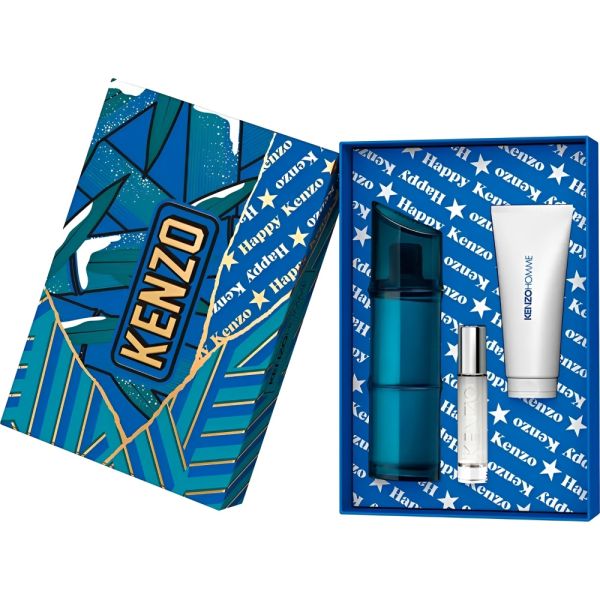 Kit Perfume Kenzo Homme EDT - Masculino 3 peças