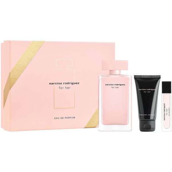 Kit Perfume Narciso Rodriguez For Her EDP - Feminino 3 peças